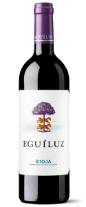 Botella de vino de Rioja Eguíluz Joven