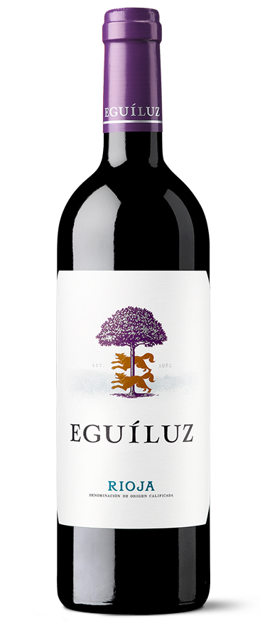 Botella de vino de Rioja Eguíluz Joven